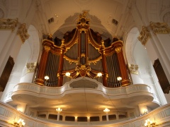Johann Mattheson's 'perfect' organ at St Michaelis in Hamburg: both Mattheson and the haunting music of the organ are key to the plot of this novel