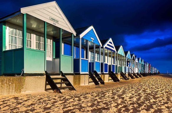 Beach huts in Southwold, Suffolk